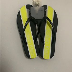 Calvin Klein flip flops
